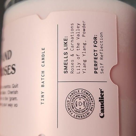 Candier Candle "Girl, stop and smell the roses" - Picture 3 of 3